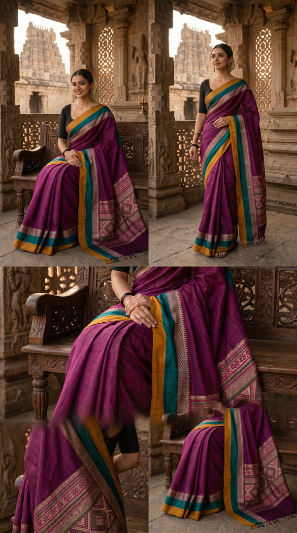 Malayamarutam - मलयामारुतम (Narayanpet Handloom Pure Cotton)
