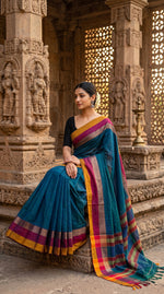 Load image into Gallery viewer, Pravritti - प्रवृत्ति (Narayanpet Handloom Pure Cotton)