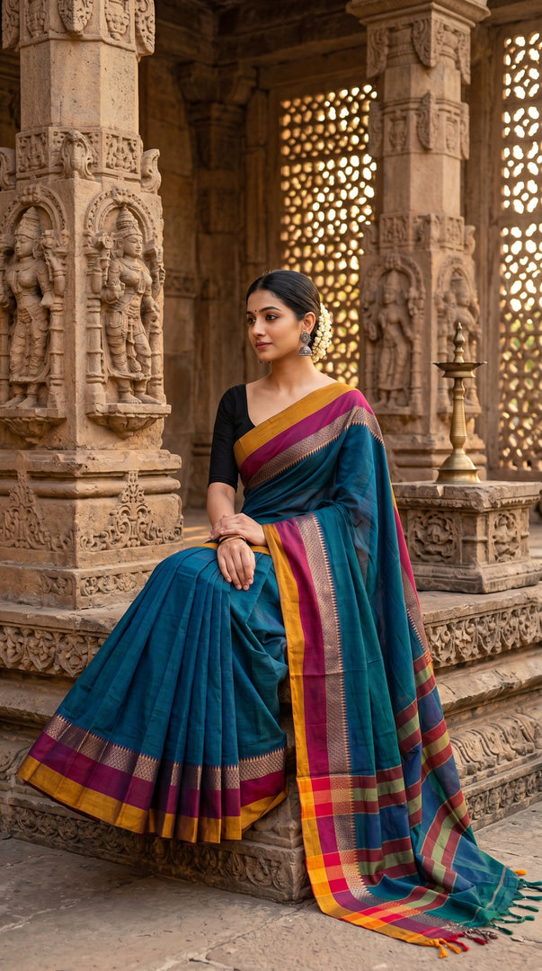 Pravritti - प्रवृत्ति (Narayanpet Handloom Pure Cotton)