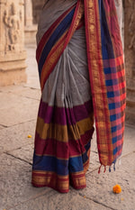 Load image into Gallery viewer, Multi-Colour Narayanpet (Rare Colour Edition Handloom Soft Cotton)