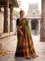 Load image into Gallery viewer, Hamsavahini - ಹಂಸವಾಹಿನಿ (Narayanpet Handloom Cotton)