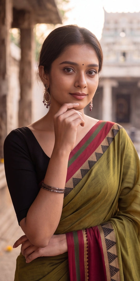 Hamsavahini - ಹಂಸವಾಹಿನಿ (Narayanpet Handloom Cotton)