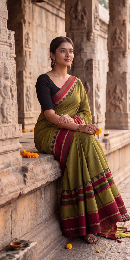 Hamsavahini - ಹಂಸವಾಹಿನಿ (Narayanpet Handloom Cotton)