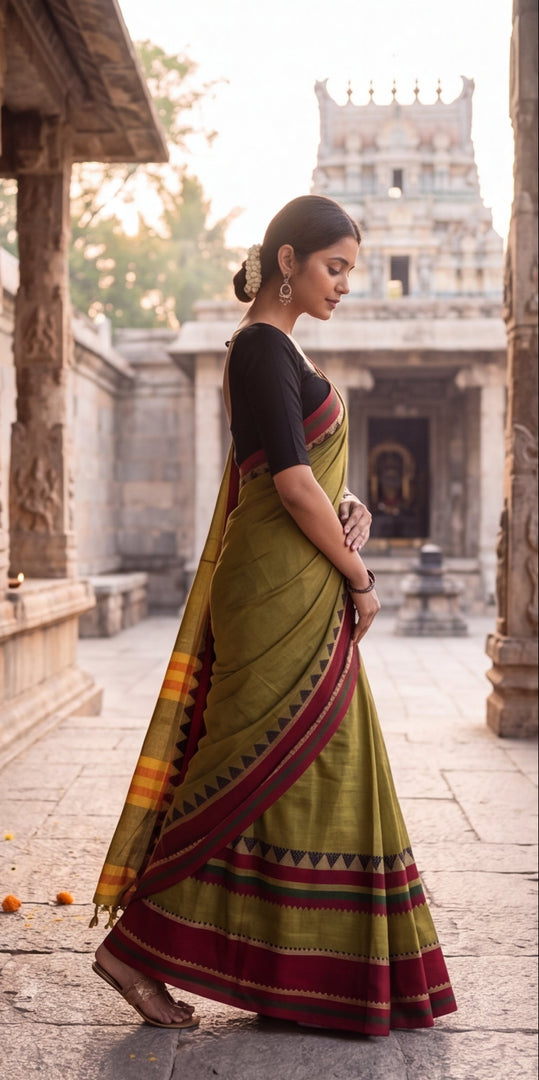 Hamsavahini - ಹಂಸವಾಹಿನಿ (Narayanpet Handloom Cotton)