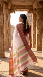 Load image into Gallery viewer, White Lady (Premium Handloom Soft Cotton)