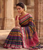 Load image into Gallery viewer, Multi-Coloured Narayanpet (Rare Colour Edition Handloom Soft Cotton)