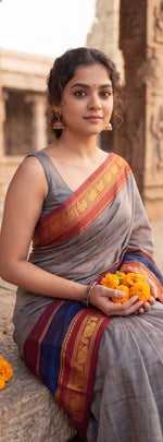 Load image into Gallery viewer, Multi-Colour Narayanpet (Rare Colour Edition Handloom Soft Cotton)