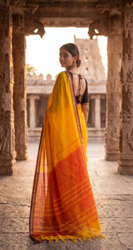 Load image into Gallery viewer, Yellow Mango (Narayanpet Handloom Cotton)