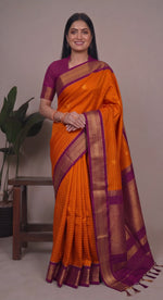 Load image into Gallery viewer, Bhavapriya - ഭവപ്രിയ (Premium Handloom Gadwal Silk Cotton)