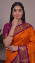 Load image into Gallery viewer, Bhavapriya - ഭവപ്രിയ (Premium Handloom Gadwal Silk Cotton)