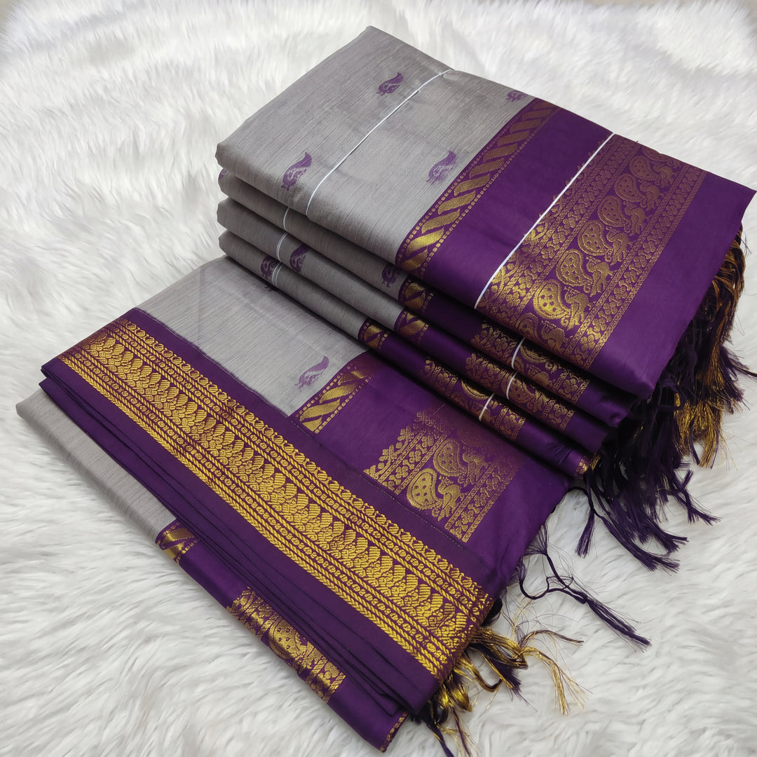 Seema - സീമ  (Rare Colour Combo Handloom Gadwal Silk Cotton)