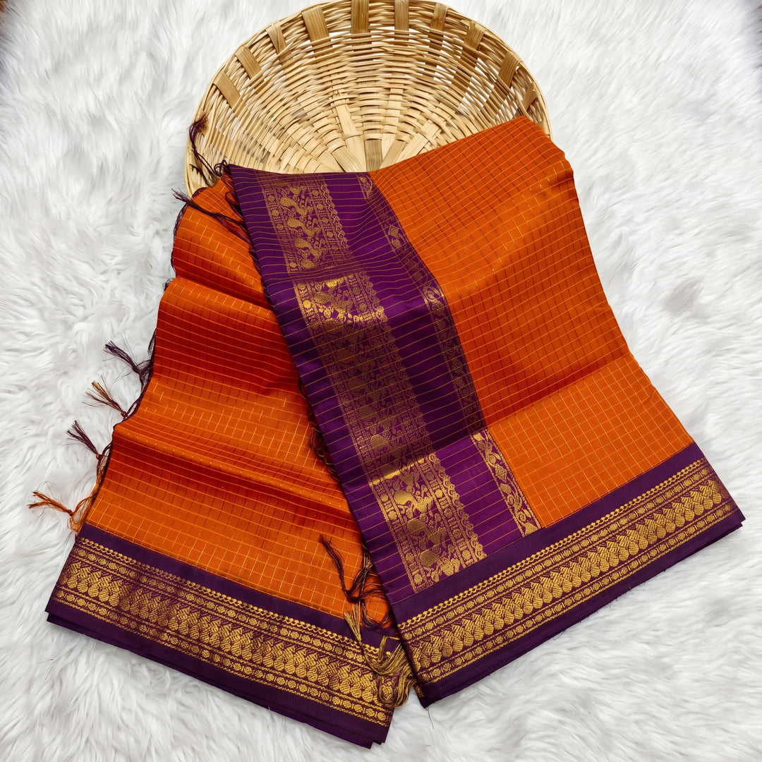 Bhavapriya - ഭവപ്രിയ (Premium Handloom Gadwal Silk Cotton)