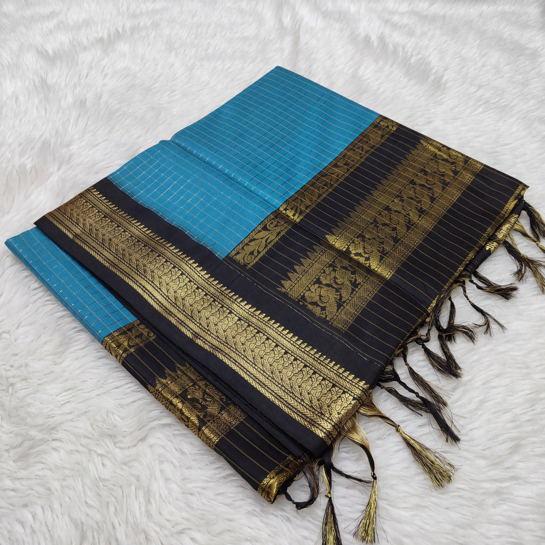 Brindavani - बृंदावनी (Premium Handloom Gadwal Silk Cotton)