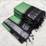 Load image into Gallery viewer, Atana - അട്ടന (Rare Colour Combo Handloom Gadwal Silk Cotton)