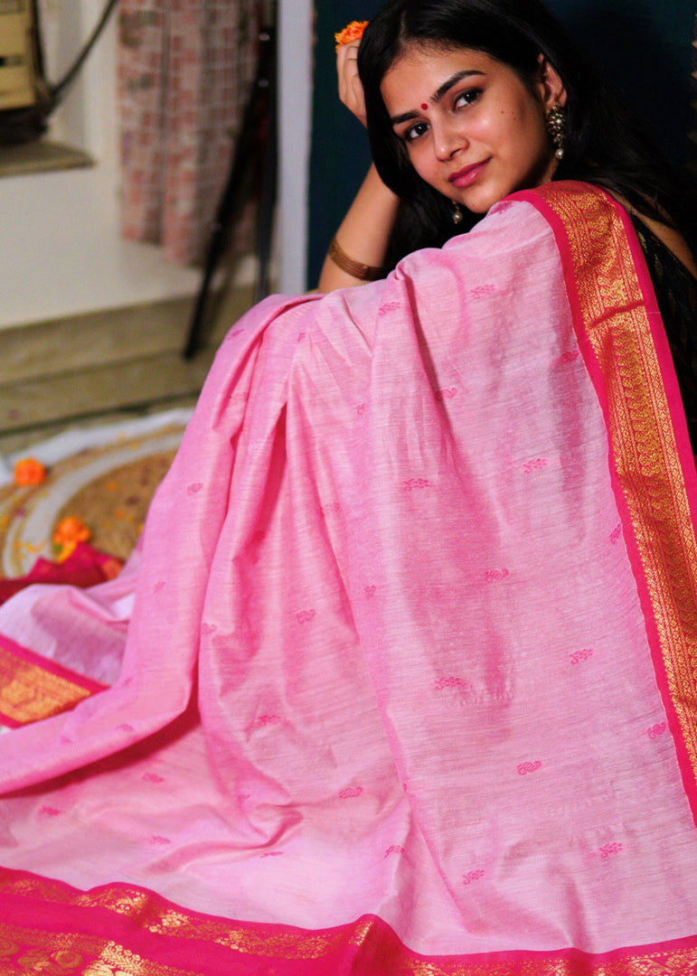 NALINI - नलिनी (Premium Handloom Gadwal Silk Cotton)