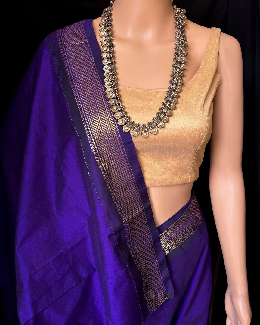 Seema - സീമ (Premium Handloom Gadwal Silk Cotton)