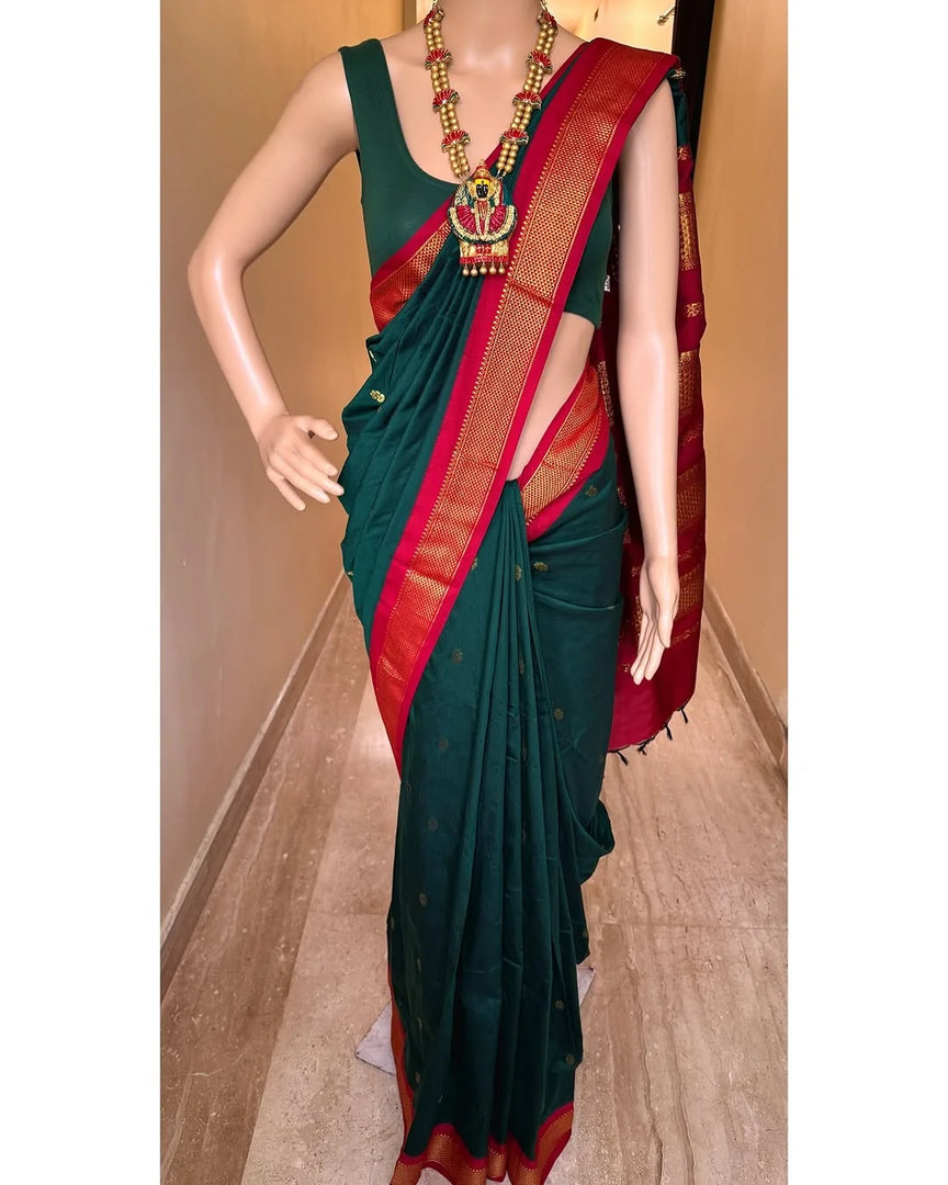 Dhanya - ധന്യ (Premium Handloom Gadwal Silk Cotton)