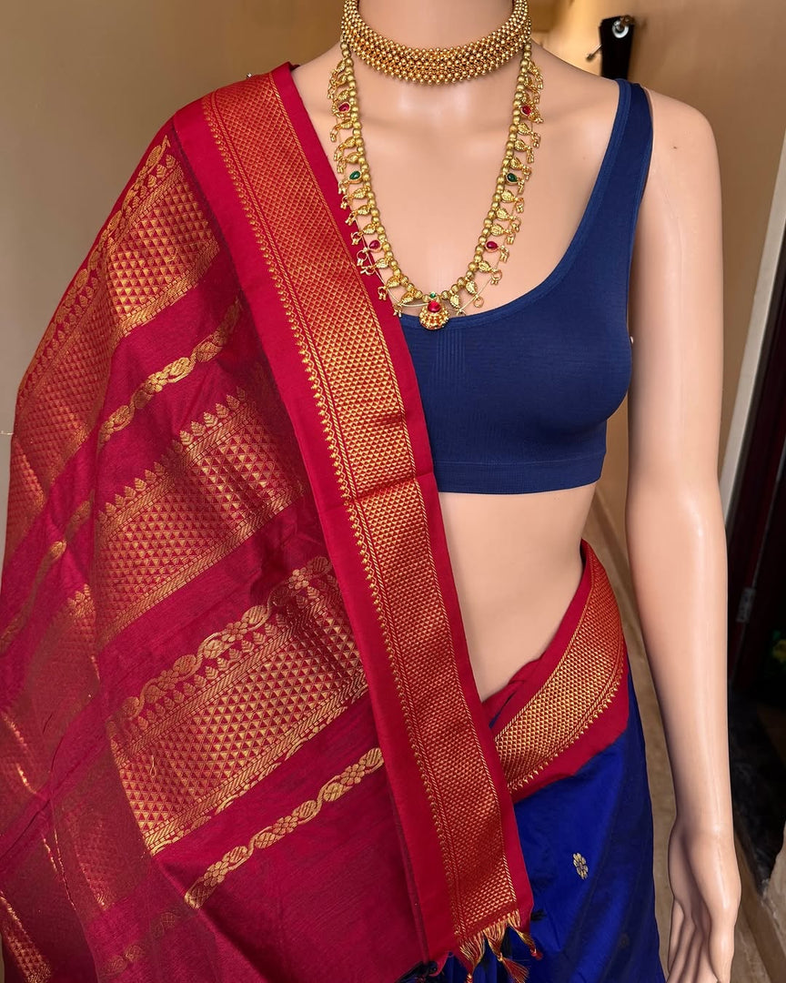 Vasuki - வாசுகி (Premium Handloom Gadwal Silk Cotton)