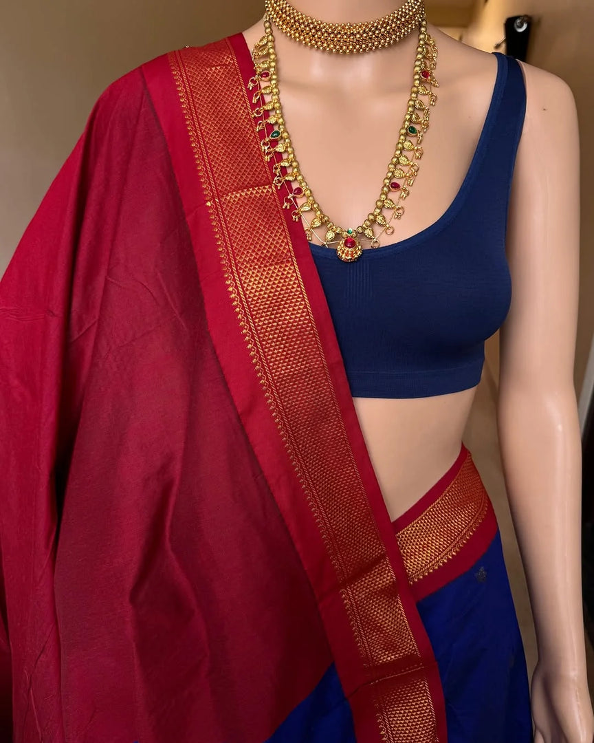 Vasuki - வாசுகி (Premium Handloom Gadwal Silk Cotton)