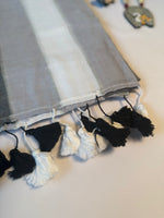 Load image into Gallery viewer, Grey Rainbow (Premium Khadi Handloom Cotton)
