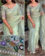 Load image into Gallery viewer, Shimmer Organza (Premium Organza)
