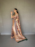 Load image into Gallery viewer, Diva (Premium Kalamkari Soft Silk)
