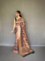 Diva (Premium Kalamkari Soft Silk)