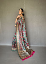 Load image into Gallery viewer, Diva (Premium Kalamkari Soft Silk)
