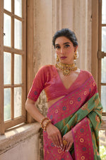 Load image into Gallery viewer, Singhara (Premium Banarasi Silk)
