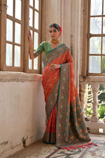 Load image into Gallery viewer, Singhara (Premium Banarasi Silk)
