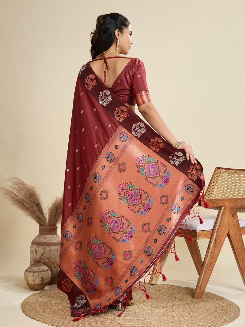 Karishma (Premium  Banarasi Paithani Silk)