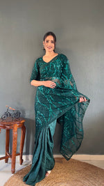 Load image into Gallery viewer, Zara (Premium 1 Minute Ready To Wear Saree)
