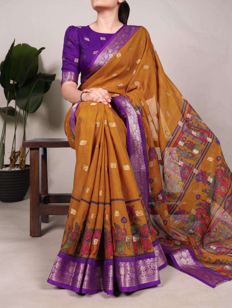 Deepam - தீபம் (Premium Poly Cotton)