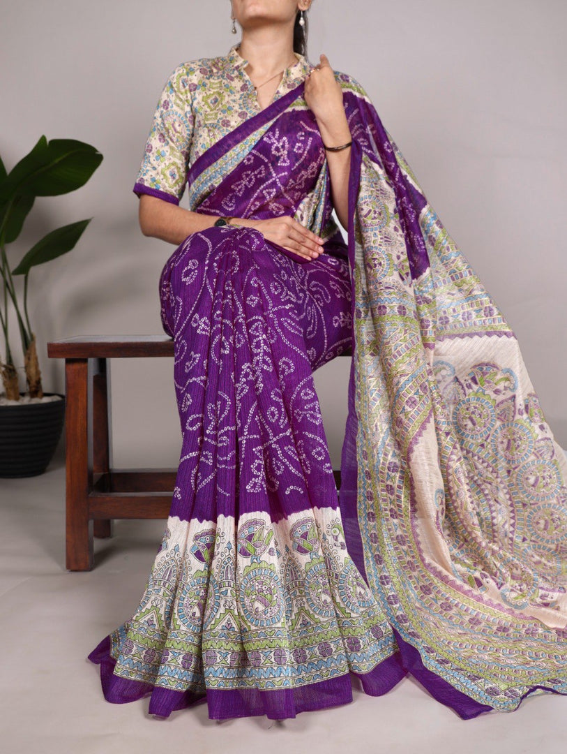Bandhej (Premium Bandhej Silk)