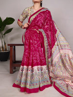 Load image into Gallery viewer, Bandhej (Premium Bandhej Silk)
