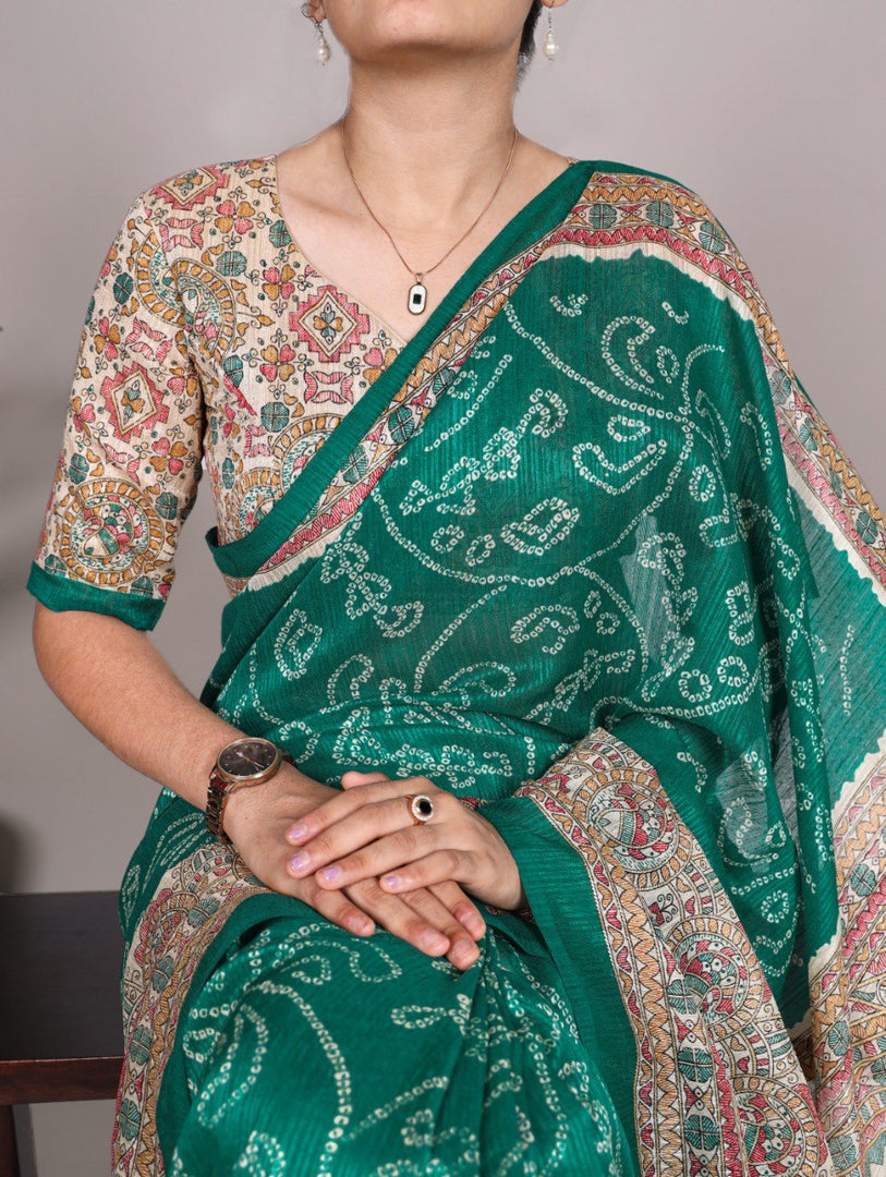 Bandhej (Premium Bandhej Silk)