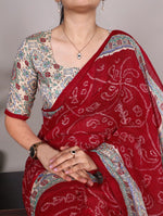 Load image into Gallery viewer, Bandhej (Premium Bandhej Silk)
