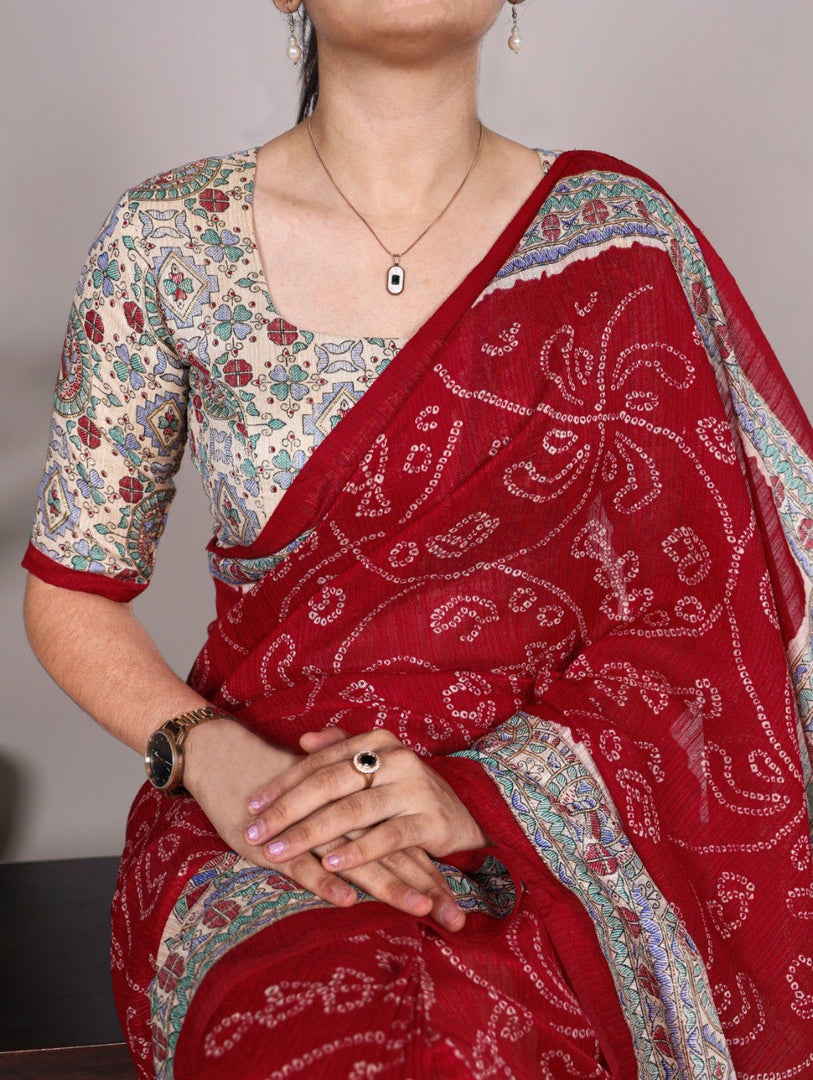 Bandhej (Premium Bandhej Silk)