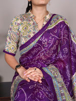 Load image into Gallery viewer, Bandhej (Premium Bandhej Silk)
