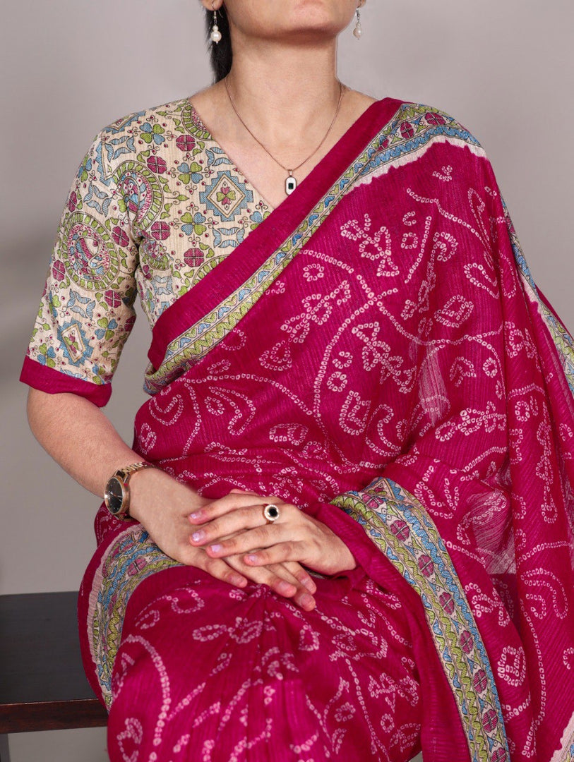 Bandhej (Premium Bandhej Silk)
