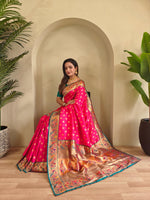 Load image into Gallery viewer, Aanchal (Premium Banarasi Paithani Silk)
