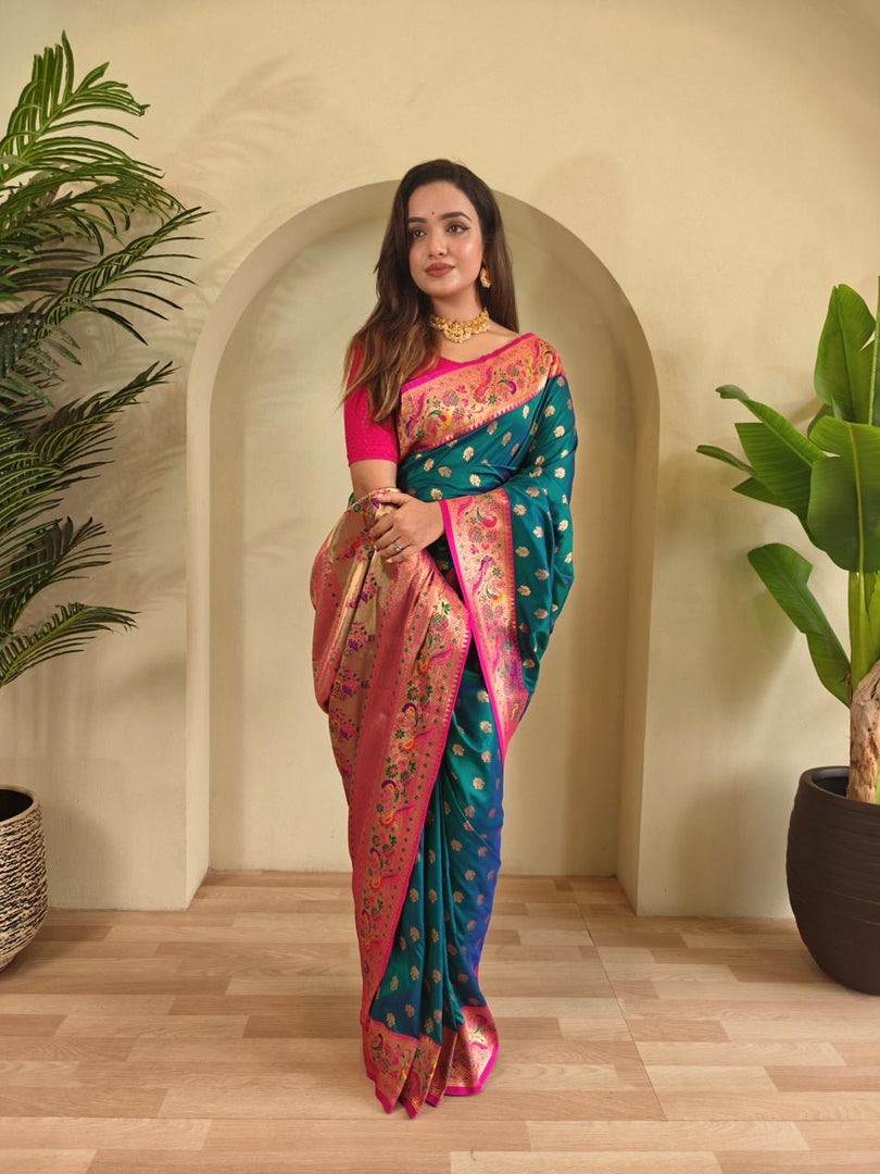 Aanchal (Premium Banarasi Paithani Silk)