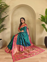 Load image into Gallery viewer, Aanchal (Premium Banarasi Paithani Silk)
