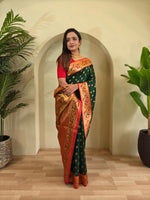 Load image into Gallery viewer, Aanchal (Premium Banarasi Paithani Silk)

