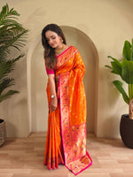 Load image into Gallery viewer, Aanchal (Premium Banarasi Paithani Silk)
