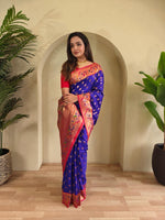 Load image into Gallery viewer, Aanchal (Premium Banarasi Paithani Silk)
