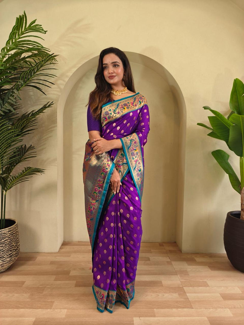 Aanchal (Premium Banarasi Paithani Silk)