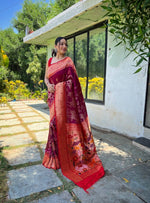 Load image into Gallery viewer, Gauri (Premium Banarasi Paithani)
