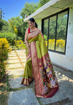 Load image into Gallery viewer, Gauri (Premium Banarasi Paithani)

