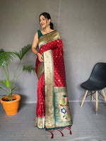 Load image into Gallery viewer, Ira (Premium Polka Paithani Silk)
